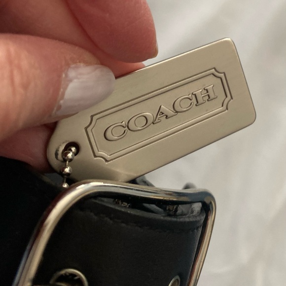 Vintage Coach Black Leather Soho bucket/hobo purse. Excellent condition - Picture 4 of 9